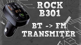 Rock B301  sprawdzamy nową generacją transmitera BT  FM  test recenzja review [upl. by Michaela]