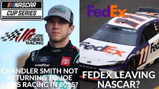 Chandler Smith Not Returning To Joe Gibbs Racing In 2025  FedEx Leaving NASCAR [upl. by Coben]