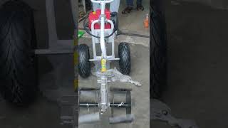 Trolley Type Brush Cutter Weeder amp Tiller Attachment GX35 4Stroke brushcuttermachine [upl. by Raven699]