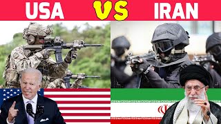 Comparison of 2 Super Power USA VS IRAN Military Power 2024 Who Most Powerful USA Rather IRAN [upl. by Gish880]