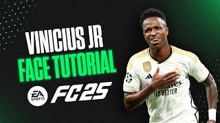 How to make VINICIUS JR in EA FC 25  Pro Clubs amp Career Mode Face Creation [upl. by Yhtamit765]