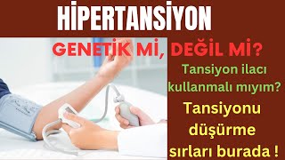 Tansiyon nasıl düşürülür Tansiyon ilacı kullanmalı mıyım [upl. by Teria]