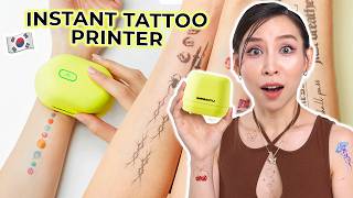 I Got an Instant Tattoo Printer  Does it work [upl. by Nwadrebma955]