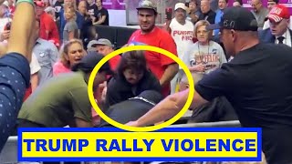 wrestling match BREAKOUTS Trump rally WHAT DOES HE SAY [upl. by Cassandry]