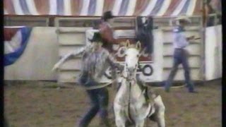 Calf Roping  1984 NFR Rodeo go round highlights and 10th round [upl. by Tandy]