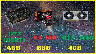 GTX 1050 Ti vs RX 580 vs GTX 1650 Super [upl. by Shieh]