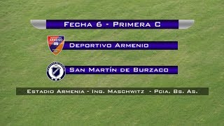 Fecha 6 Dep Armenio vs San Martín de Burzaco  EN VIVO [upl. by Harlamert]