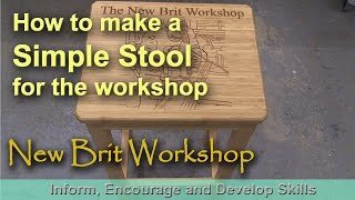 How to make a Workshop Stool [upl. by Nolahp]