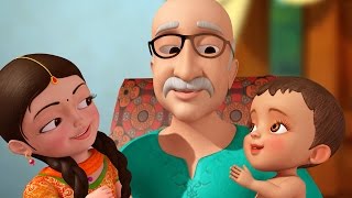 Dadaji Grand Father  Hindi Rhymes for Children  Infobells [upl. by Baer]