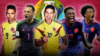 LOS 23 CONVOCADOS DE COLOMBIA PARA LA COPA AMÉRICA 2019 [upl. by Aneehsor]