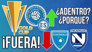 GUATEMALA y NICARAGUA como clasificarán a la Copa Oro ¿Por que EL SALVADOR Clasifica directo [upl. by Vargas]