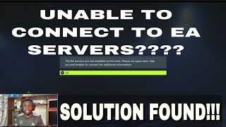 CANT CONNECT TO EA SERVERSHOW TO FIX quotUNABLE TO CONNECT TO EA SERVERquot ERROR IN FIFA 22EASY FIX [upl. by Mortensen]