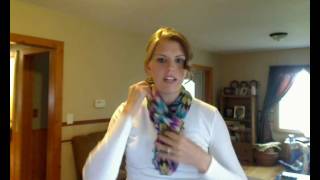 Quick Scarf TyingSeven ways to tie an Infinity Scarf [upl. by Nnaarat]