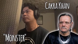 Cakra Khan Cove  Monster  James Blunt Cover  First Time Reaction It caught me [upl. by Ehtnax]