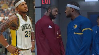 NBA 2K17 MyCAREER  Kyrie Trash Talking Shawn DEMOLISHING CFRYE IN THE PAINT [upl. by Breanne694]