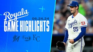 Ragans Rumbles  Royals Take Opener vs Marlins [upl. by Dnalyk]