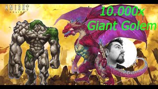 Oyun Kaptanı  10000x Eslant Giant Golem  BU SLOTTA PARA VAR  knight online giant golem farmı [upl. by Ahsiet]