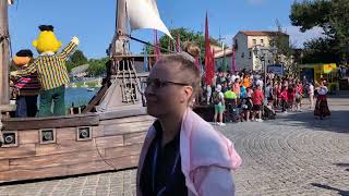 The Parade At The End Of The Day In PortAventura World Salou [upl. by Nagram288]