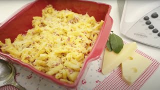 Recetas Thermomix ® TM31  Macarrones a la Carbonara [upl. by Harak]