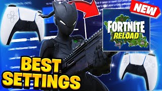 BEST LinearExponential Controller SETTINGS  Sensitivity For OG Fortnite Reload [upl. by Bloch]