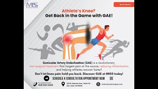 Athlete’s Knee Discover Relief with GAE [upl. by Arianne923]