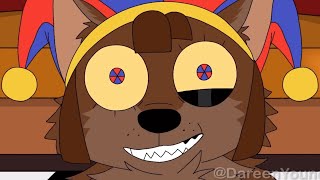 Pomni turns into a Werewolf   Poppy Playtime Chapter 3 Animations [upl. by Bromley720]