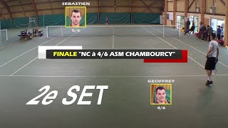 Geoffrey 46 vs Sébastien 56  Finale NC a 46 ASM Chambourcy  2e set  30042016 [upl. by Linetta]