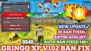 GRINGO XP AIM KILL ☠️  FREE FIRE MOD MANU HACK  OB46 UPDATE HACK  🔥☠️ [upl. by Oaht620]