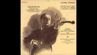 Jascha Heifetz  Mozart Violin concerto No 4 [upl. by Bigler]