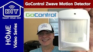 REVIEW GoControl WAPIRZ1 Z Wave Indoor Motion Sensor Installation and Setup  Occupancy Detection [upl. by Sgninnej]