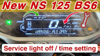 Pulsar NS new model service light off NS 125 new model service light off service remainder off ns [upl. by Isnan]