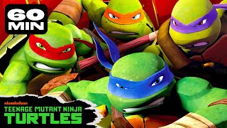 60 MINUTES of TMNTs Best Moments from Season 4 👊  Teenage Mutant Ninja Turtles [upl. by Lipson]