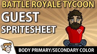 Modular Spritesheets used in Battle Royale Tycoon Body PrimarySecondary Color Unity Tutorial [upl. by Noraj]