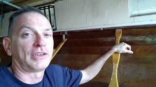 Repairing structural areas of gunwale gunnel in boat or canoe [upl. by Yanehs78]