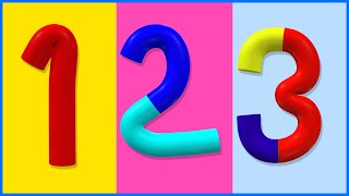 123 number Names  1 To 10  1234 Number Songs  12345 Counting for Kids  Learn To Count Videos [upl. by Nniw853]