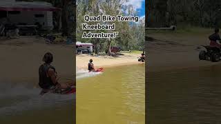 Thrill on the Water Quad Bike Towing Kneeboard Adventurequot youtube fun adventure [upl. by Seppala]