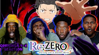 ReZERO Openings 14 Reaction What Anime Has The Best Ops [upl. by Esiahc]