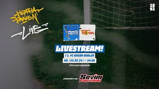 RELIVE 1 FC Union vs Hertha BSC  VIERTELFINALE Berliner Landespokal [upl. by Elisha]