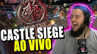 CASTLE SIEGE MU VORTEX NARRADO AO VIVO  CS MU ONLINE SEASON 6 CLÁSSICO [upl. by Smallman190]