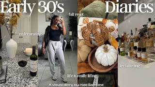 Fall Reset Vlog  decorating decluttering amp venting like were on facetime  Early 30s Diaries [upl. by Rebhun20]