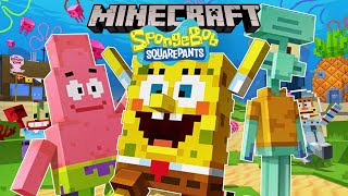 Minecraft SpongeBob SquarePants Bedrock DLC Mashup Pack [upl. by Aniluap797]