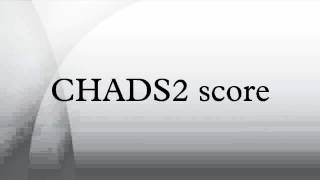 CHADS2 score [upl. by Ettenel35]