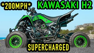 YAMAHA RAPTOR H2 SWAP HYPERQUAD 060 1s  🤯 [upl. by Yojal]