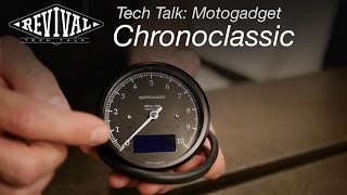 Motogadget Chronoclassic  Revival Cycles Tech Talk [upl. by Tloc]