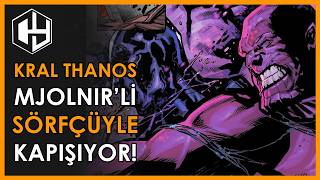 Mjolnirli Gümüş Sörfçü vs King Thanos Tek parçada Thanos Wins hikayesi [upl. by Ihcas]