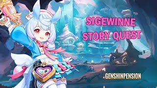 Sigewinne Story Quest Full Quest  Genshin Impact [upl. by Mun249]