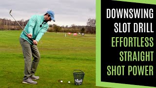 How To Make A Downswing And Find The SLOT with this Practice Drill [upl. by Sidky133]