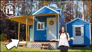 Cat ladys dream tiny home w cat walk amp catio Only 34k [upl. by Wivina969]