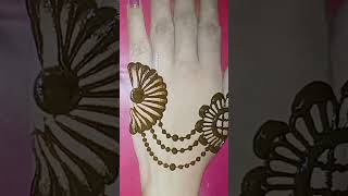 easy beautiful cotton bud mehndi design trending mehndi viralvideo youtubeshorts shortvideo [upl. by Eelanna811]