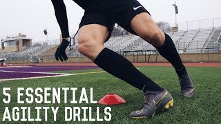 5 Essential Speed and Agility Drills  Increase Your Speed and Change of Direction [upl. by Ginnie]